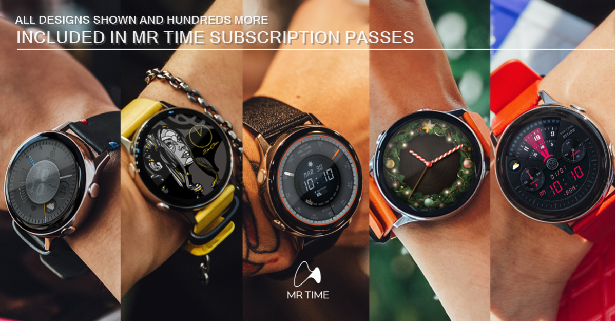 Save up to 70 on MR TIME’s premium smartwatch face designs APPOSTER